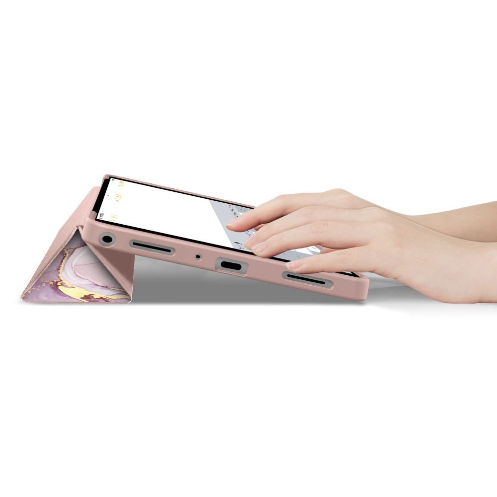 Tech Protect Smartcase Til Galaxy Tab A9+ / A11+ Plus 11.0 X210 / X215 / X216 / X230 / X235 / X236 Marmor