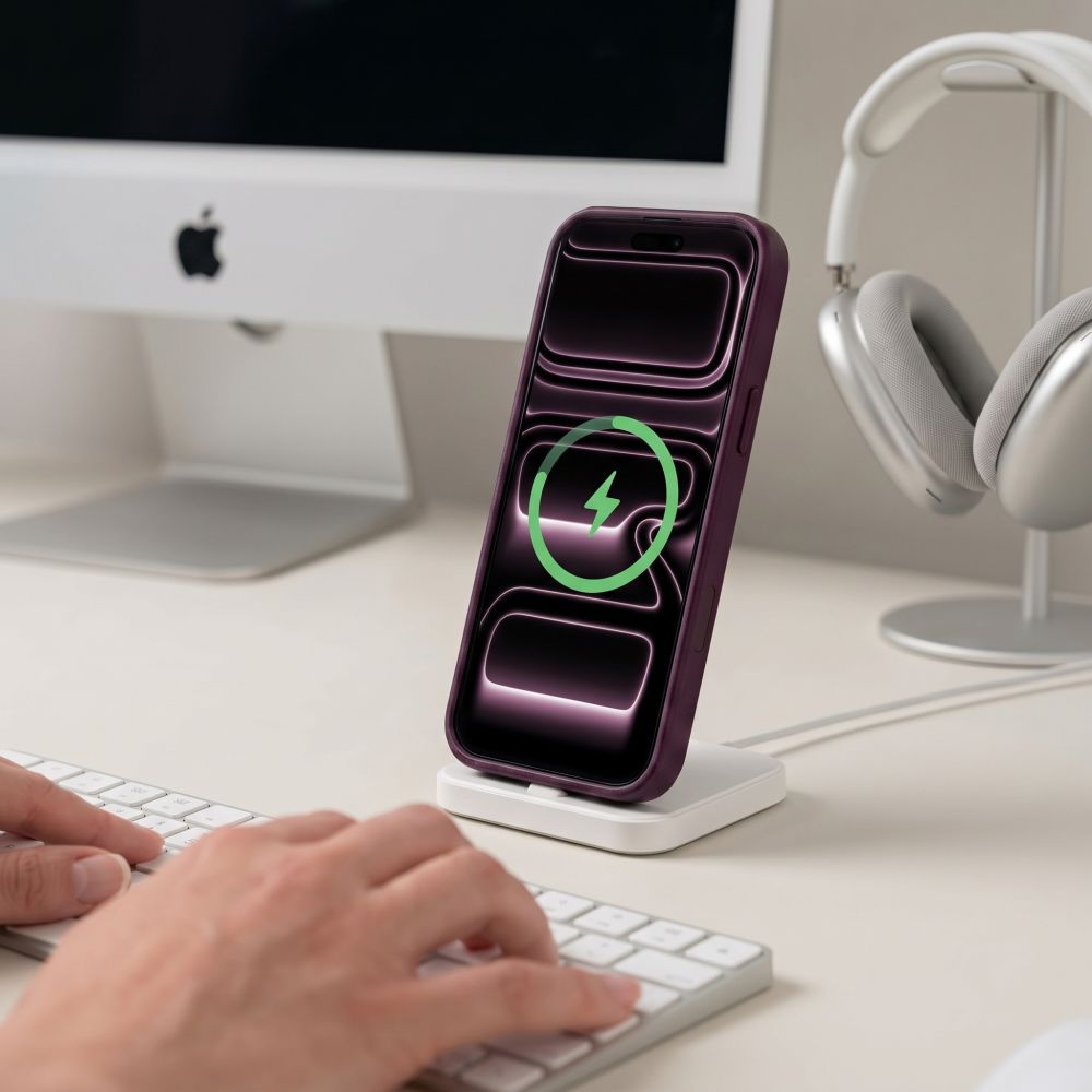 Tech Protect Magmat Magsafe Cc Iphone 17 Pro Max / 18 Pro Max Mat Burgundy
