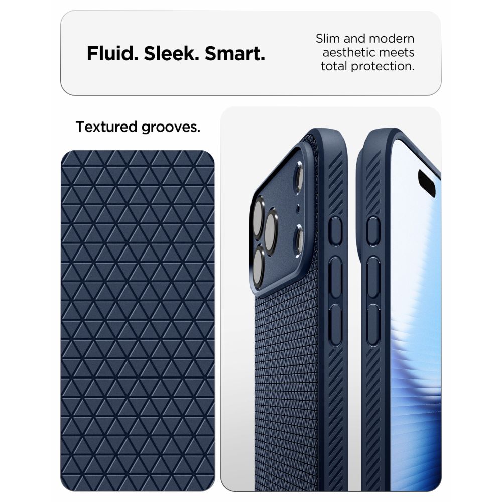 Spigen Liquid Air Iphone 17 Pro / 18 Pro Marineblå