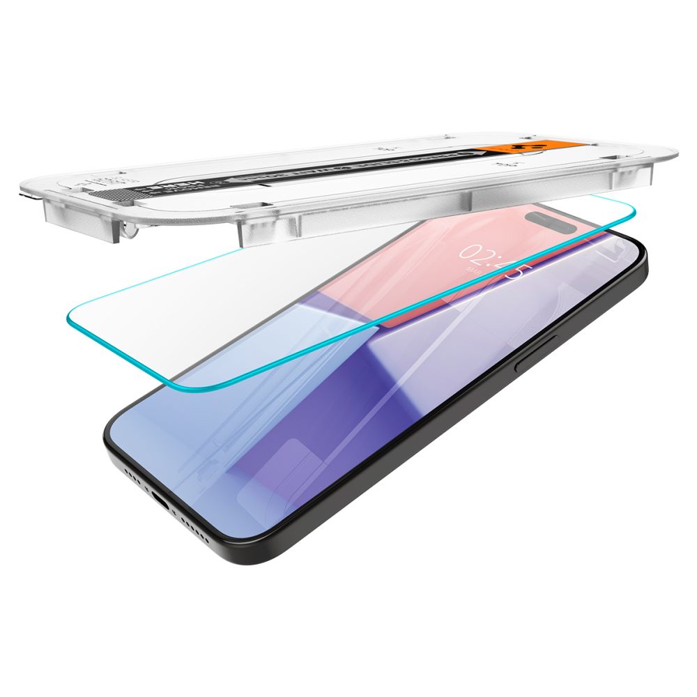 Hærdet Glas Spigen Glas.Tr ”Ez Fit” 2 Pack Iphone 15 Pro Max Clear