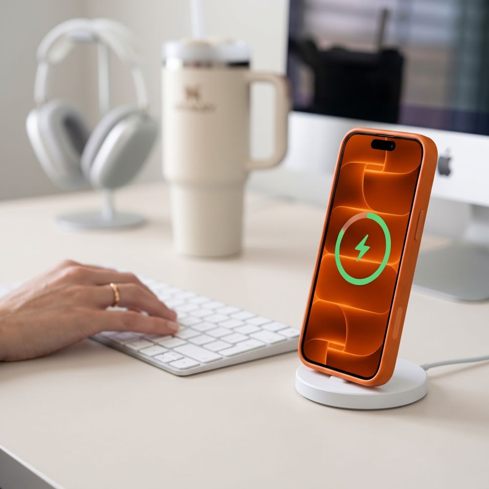 Tech Protect Magmat Magsafe Cc Iphone 17 Pro / 18 Pro Mat Cosmic Orange