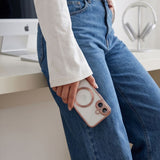 Tech Protect Magflex Magsafe Iphone 17 Skinnende Rosagold