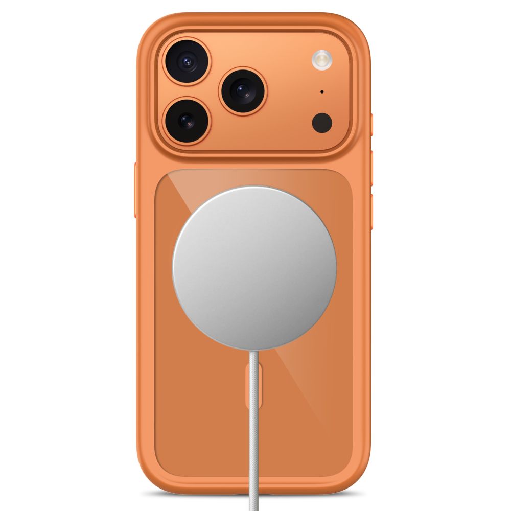 Tech Protect Magone Magsafe Cc + Glas 2 Pak Iphone 17 Pro Max / 18 Pro Max Cosmic Orange/Klar