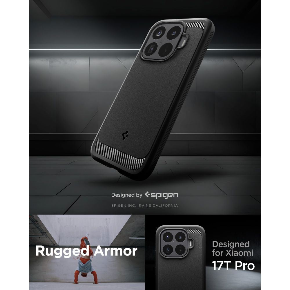 Spigen Rugged Armor Xiaomi 17 T Pro Matsort