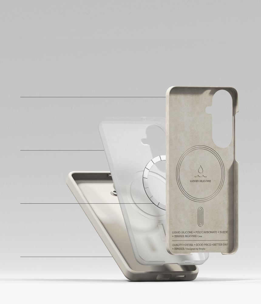 Ringke Silikone Magnetisk Magsafe Galaxy S26+ Plus Stone