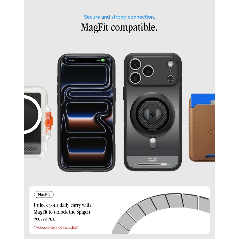 Spigen Ultra Hybrid Magsafe Iphone 17 Pro / 18 Pro Classic Sort