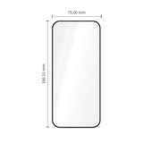 Hærdet Glas Tech Protect Glass Fit+ 2 Pack Xiaomi Redmi 17 4 G / 5 G Sort