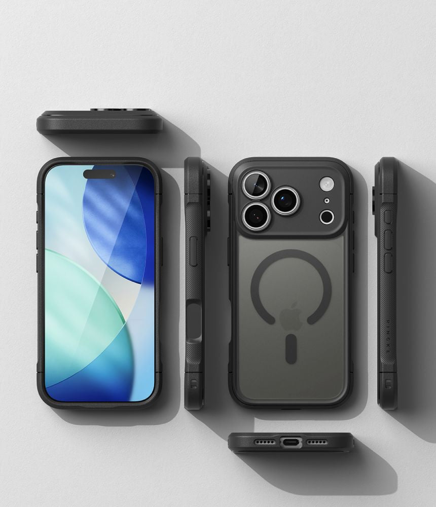Ringke Fusion Bold Magnetisk Magsafe Iphone 17 Pro Max / 18 Pro Max Mat Røg