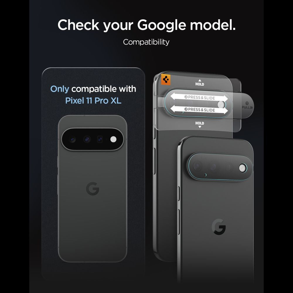 Kamera Beskyttelse Spigen Optik Pro Glas.Tr Ez Fit Camera Protector 2 Pack Google Pixel 11 Pro Xl Clear