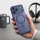 Tech Protect Magzero Magsafe Iphone 17 Pro Max / 18 Pro Max Mat Dyb Blå
