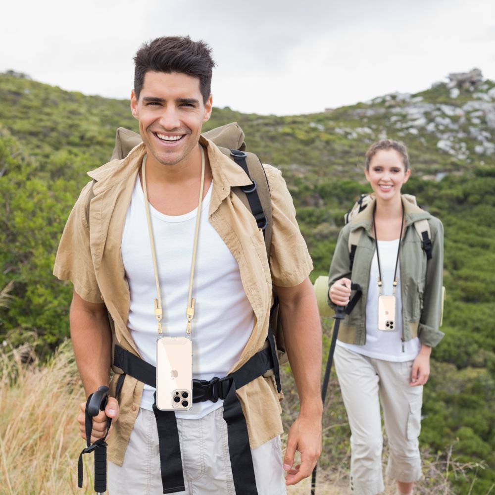 Tech Protect Flexair Kæde Magsafe Iphone 16 E / 17 E Sort & Taupe