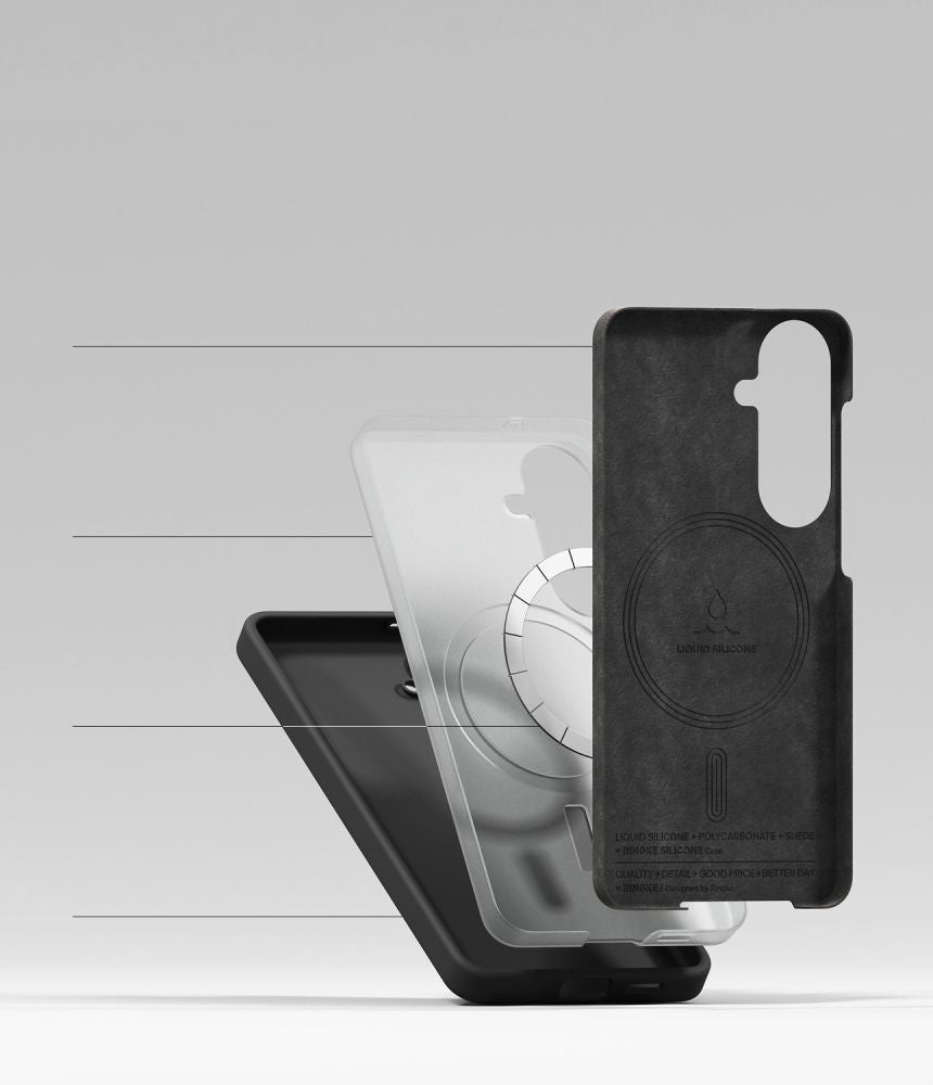 Ringke Silikone Magnetisk Magsafe Galaxy S26 Sort