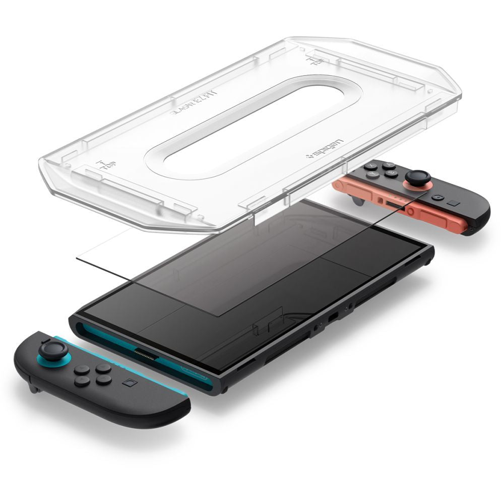 Hærdet Glas Spigen Glas.Tr ”Ez Fit” 2 Pack Nintendo Switch 2 Clear
