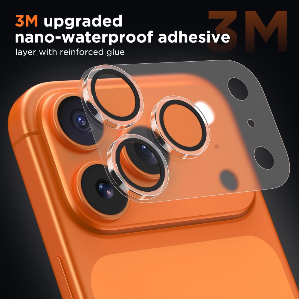 Kamera Beskyttelse Tech Protect Camfull Fit+ Iphone 17 Pro Max Mat Clear