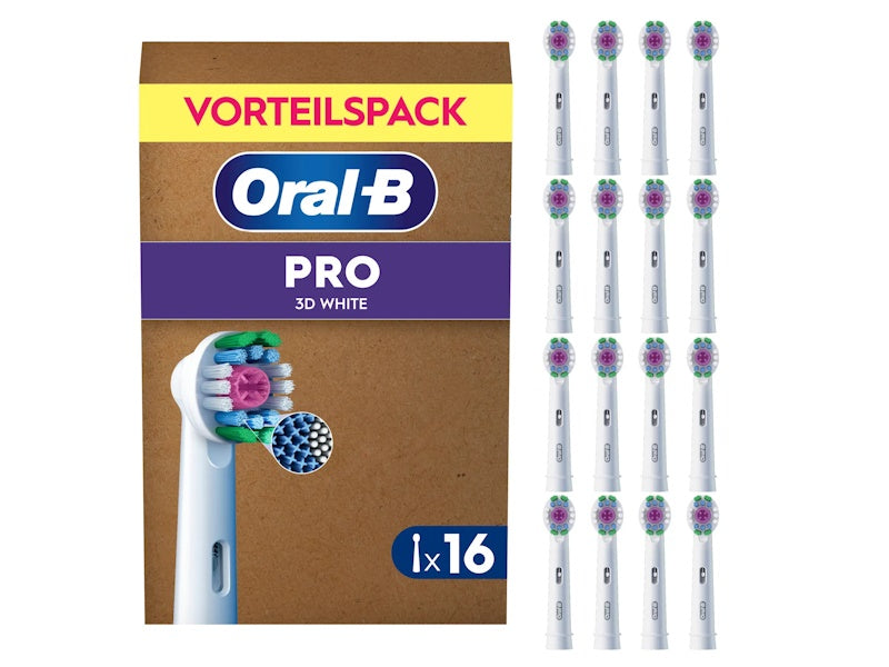 Oral-B Pro Precision Clean Børstehoveder Hvid, 16 stk.