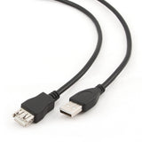 Gembird CCP-USB2-AMAF-15C USB-kabel USB 2.0 4,6 m USB A Sort