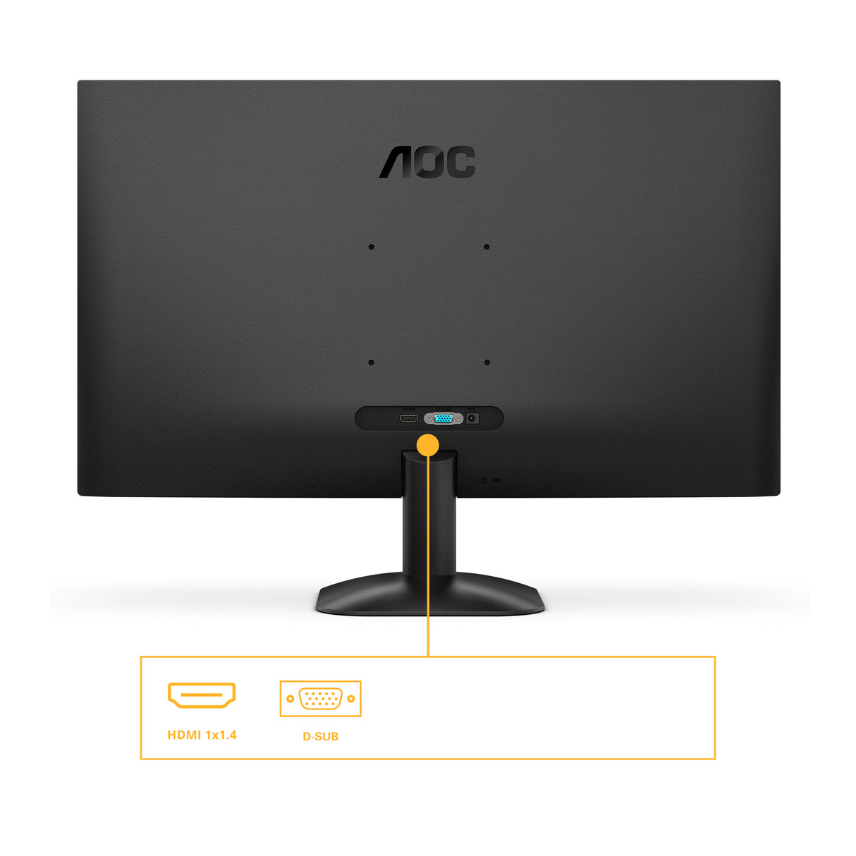 AOC B3 27B35HM computerskærm 68,6 cm (27") 1920 x 1080 pixel Fuld HD LED Sort