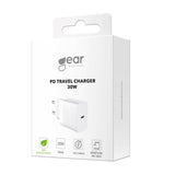 Gear 665136 oplader til mobil enhed Universel Hvid Vekselstrøm Hurtig opladning Indendørs