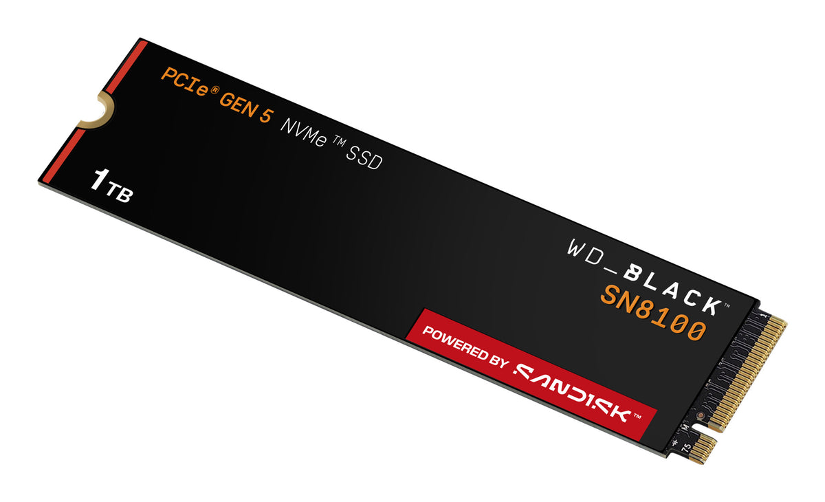 Western Digital Black WD_BLACK SN8100 NVMe 1 TB M.2 PCI Express 5.0 TLC 3D NAND