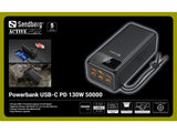Sandberg 420-75 powerbank Lithium-Ion (Li-Ion) 50000 mAh Sort