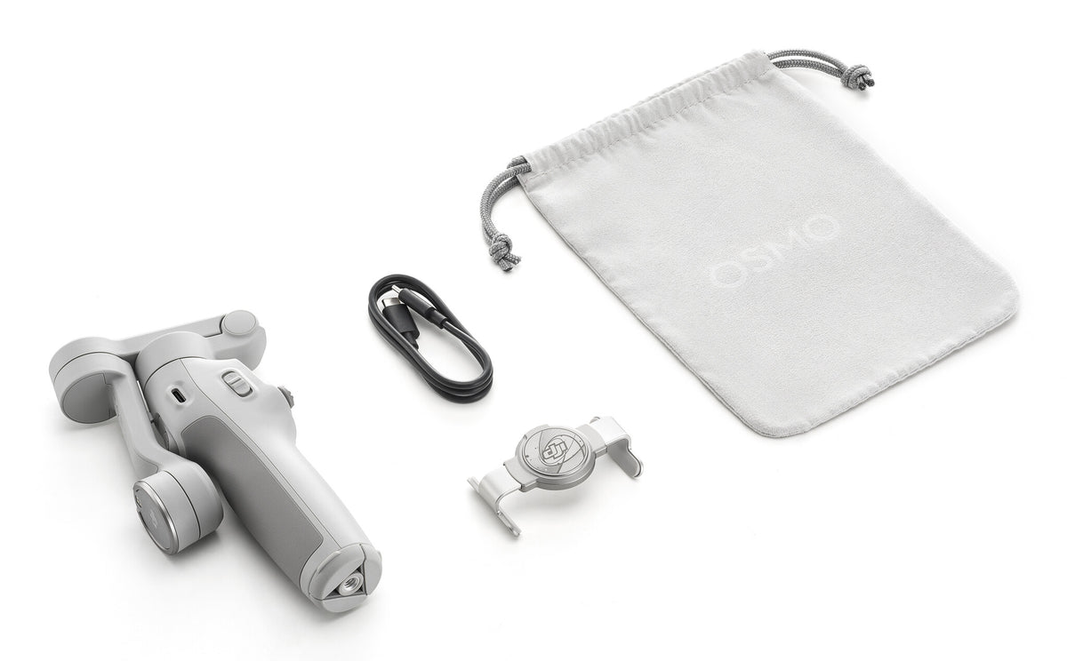 DJI CP.OS.00000406.01 stabilisator til kamera Smartphone kamera stabilisator Hvid