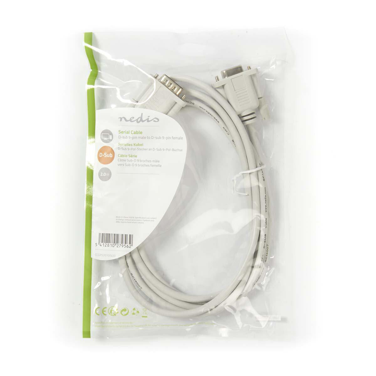 Nedis CCGP52010IV20 VGA kabel 2 m VGA (D-Sub) Elfenben