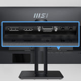 MSI PRO MP245PG 24 1920 x 1080 (Full HD) VGA (HD-15) HDMI DisplayPort 100Hz Pivot Skærm