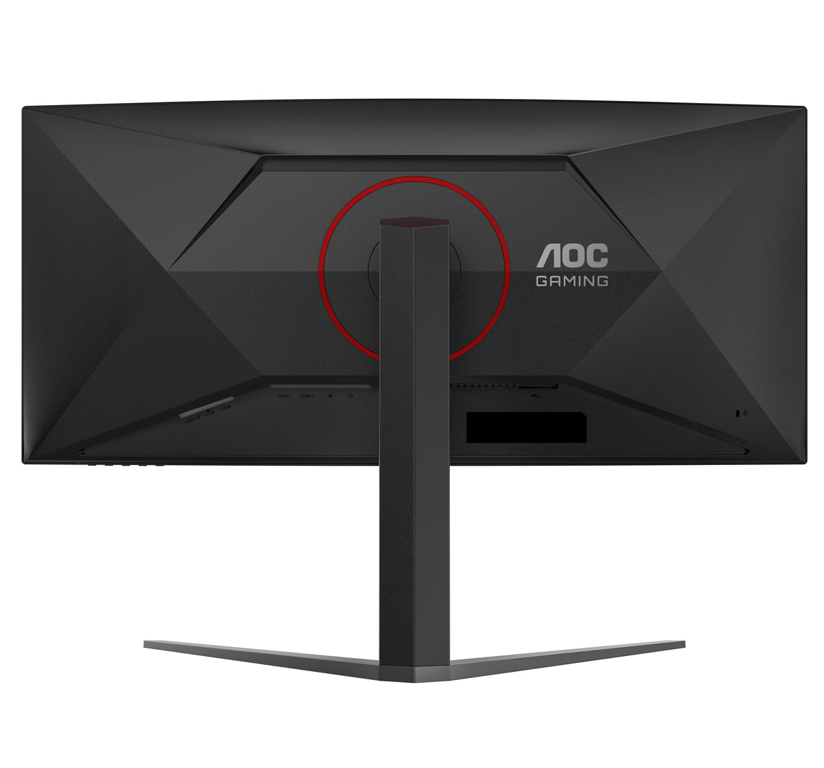 AOC G4 CU34G4Z computerskærm 86,4 cm (34") 3440 x 1440 pixel Wide Quad HD LED Sort, Rød