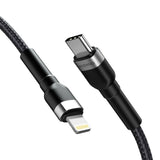 Wozinsky 5907769308758 Lightning kabel 1 m Sort