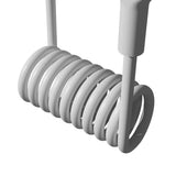 Puro 12W USB-A - Lightning Spiralkabel 1m - Hvid
