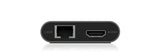 ICY BOX IB-DK4050-CPD Wired USB 3.2 Gen 1 (3.1 Gen 1) Type-C Anthracite