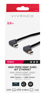 Vivanco 47/10 30WG HDMI-kabel 3 m HDMI Type A (Standard) Sort