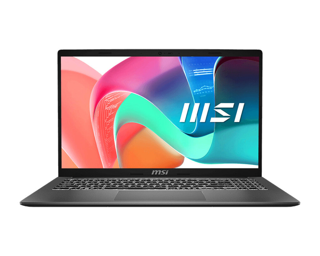 MSI Modern 15 F13MG-471NL Intel® Core™ i5 i5-1334U Laptop 39,6 cm (15.6") Fuld HD 16 GB DDR4-SDRAM 512 GB SSD Wi-Fi 6E (802.11ax) Windows 11 Home Grå