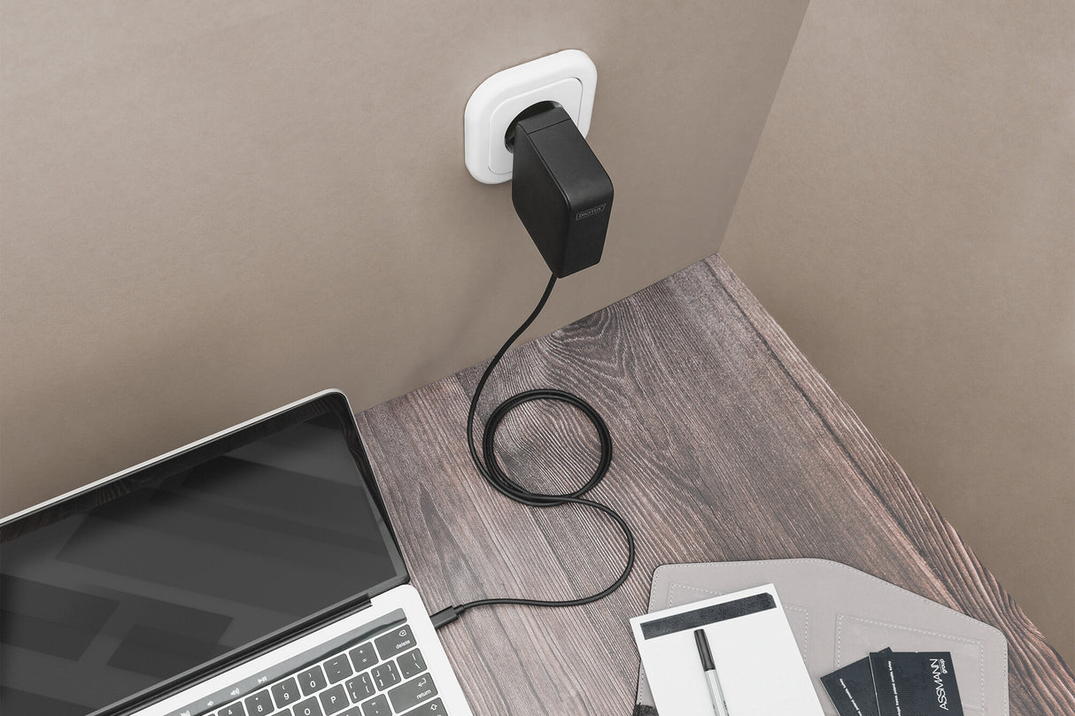 Digitus DA-10072 strømadapter og vekselret Indendørs 100 W Sort
