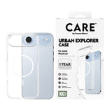 PanzerGlass CARE™ by ® Urban Explorer Case Transparent m. Hvid MagSafe iPhone Air