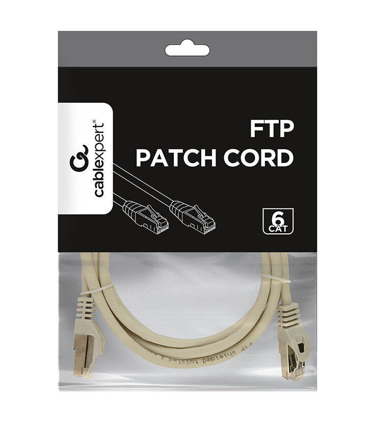 Gembird RJ45/RJ45 Cat6 1.5m netværkskabel Hvid 1,5 m F/UTP (FTP)