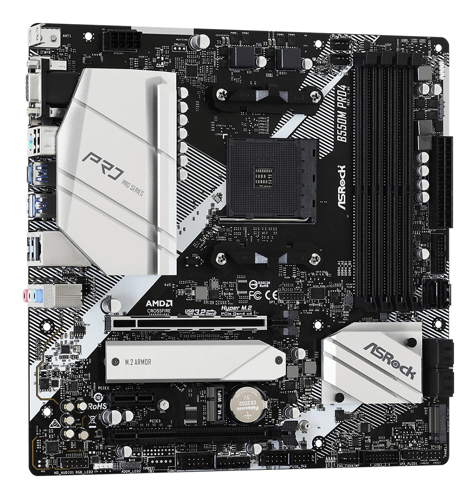 ASRock B550M Pro4 Micro-ATX AM4 AMD B550