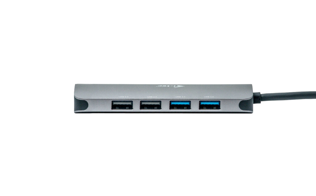 i-tec Metal C31NANOHDM2D100 dockingstation Ledningsført USB 3.2 Gen 1 (3.1 Gen 1) Type-C Grå