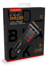 WD Black SSD SN8100 2TB M.2 PCI Express 5.0 x4 (NVMe)