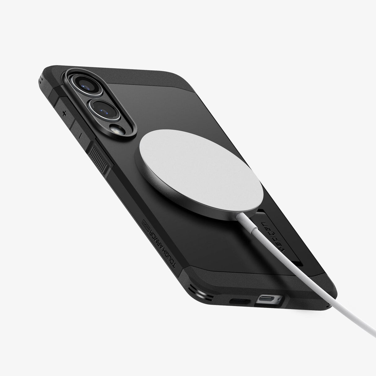 Spigen Tough Armor AI (MagFit) mobiltelefon etui 17 cm (6.7") Cover Sort