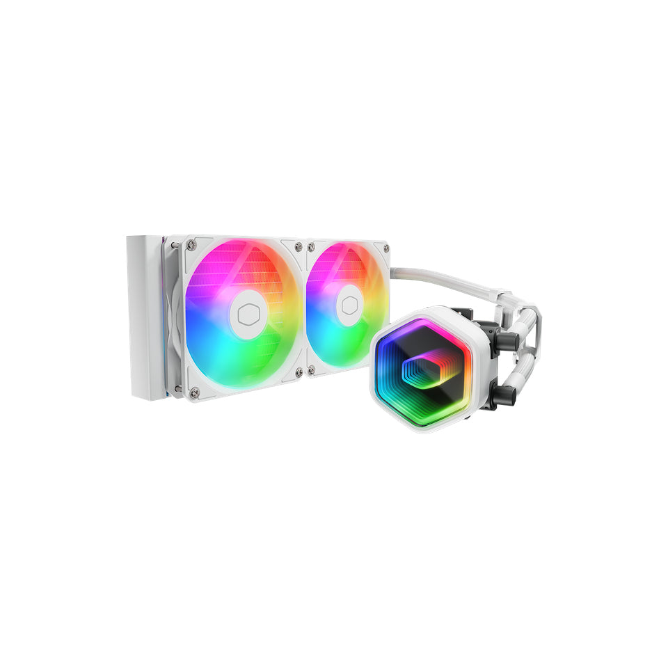 Cooler Master MasterLiquid 240 Core II Vandkøler 1-pack Hvid 120 mm