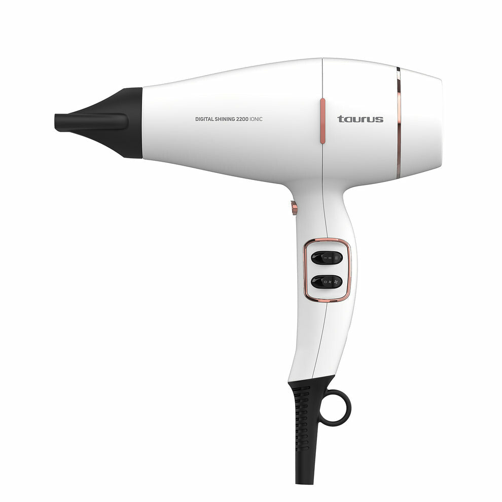 Taurus Digital Shining 2200 Ionic hårtørrer 2200 W Hvid