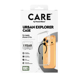 PanzerGlass CARE by ® Flagship Case Transparent Urban Explorer m. Sort MagSafe iPhone 17 Pro