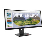 Lenovo ThinkVision T34WD-40 computerskærm 86,4 cm (34") 3440 x 1440 pixel Wide Quad HD LED Sort