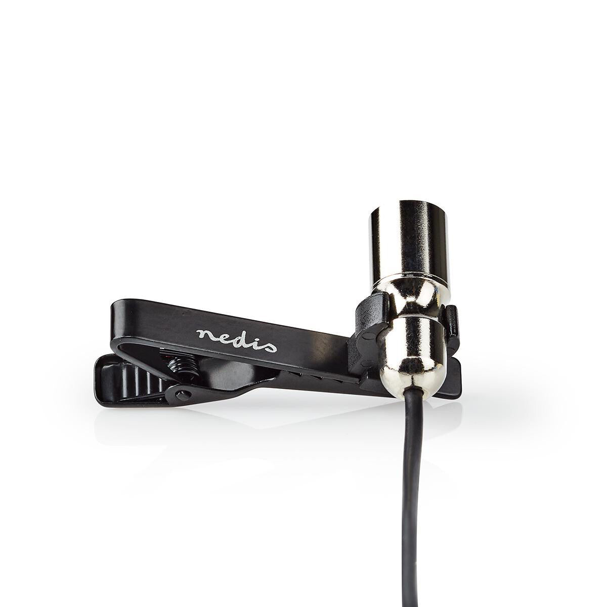 Nedis MICCJ105BK mikrofon Sort, Krom Clip-on mikrofon