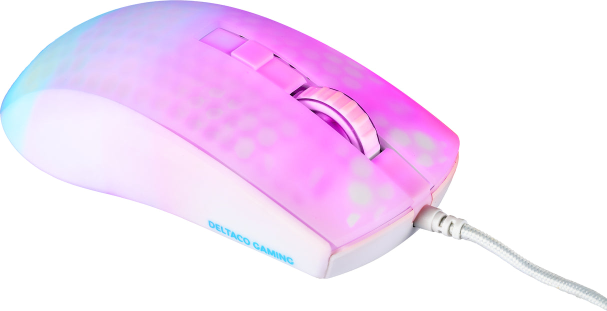 Deltaco Gaming WM87 ultralight mouse, white