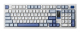 Akko Glacier 5098B tastatur Spil USB + RF Wireless + Bluetooth QWERTY US engelsk Hvid