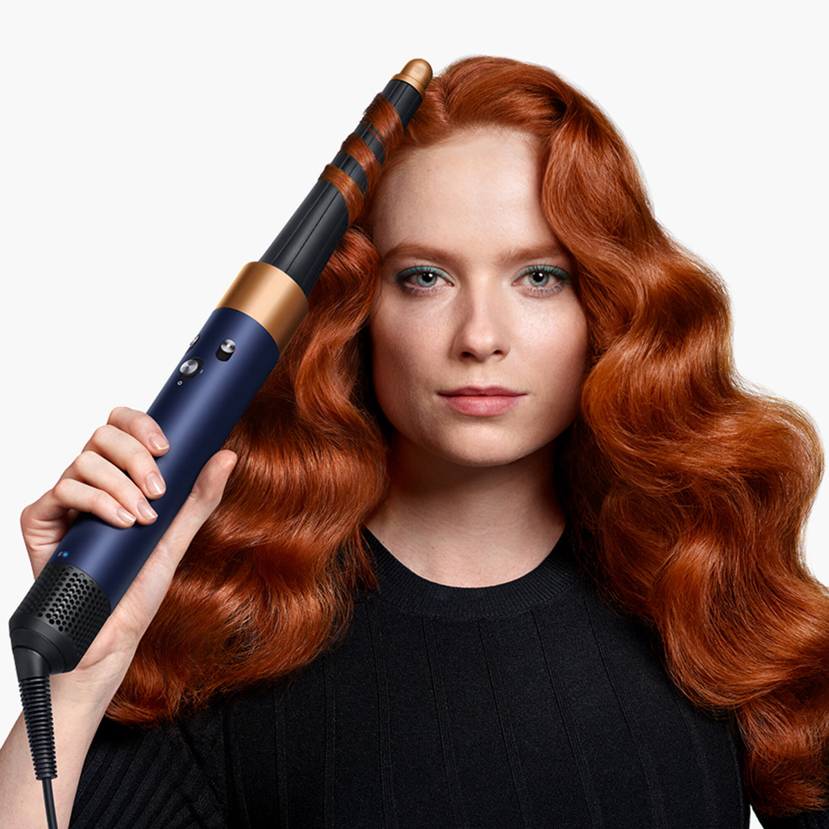 Dyson Airwrap I.D. Curly + Coily Multi-Style Complete Long Styler og Dryer HS08 Prussian Blue/Copper EU 107451-01