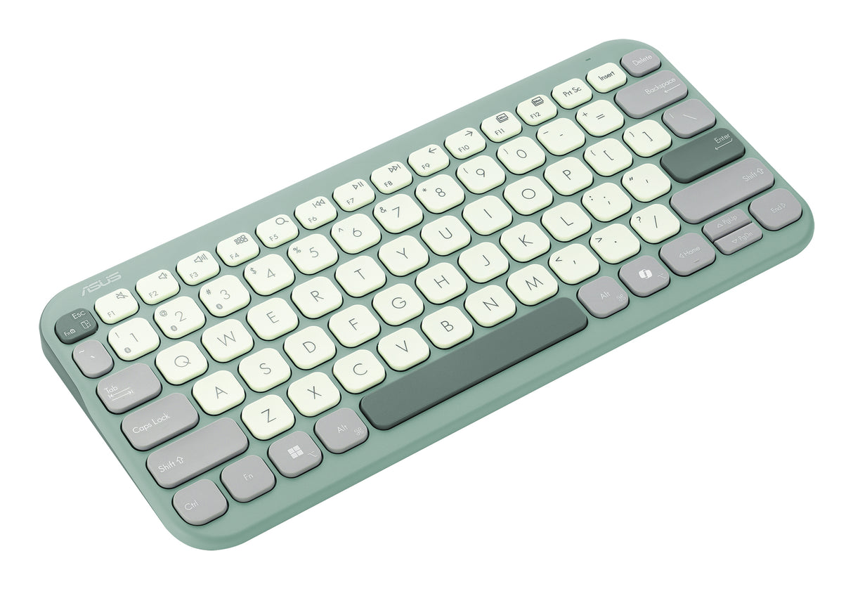 ASUS KW100 KEYBOARD/GN/UI/80 tastatur Universel Bluetooth Grøn
