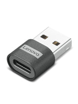 Lenovo 4X91C99226 kabel kønsskifter USB-C USB-A Sort